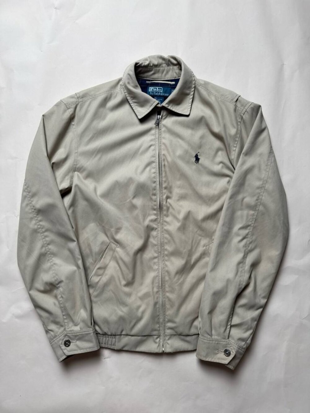 Polo Ralph Lauren Harrington Jacket Men's S Beige Used Workwear